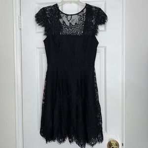 BB Dakota- Little black lace dress- size 4
